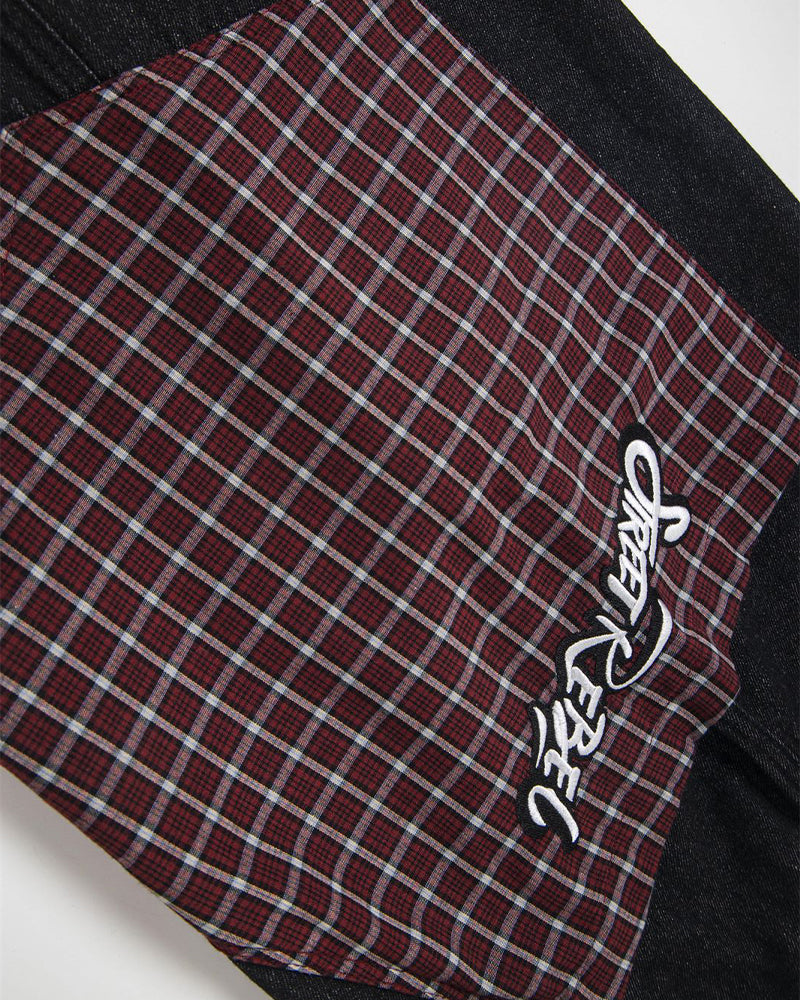 레트로 플레드 반바지