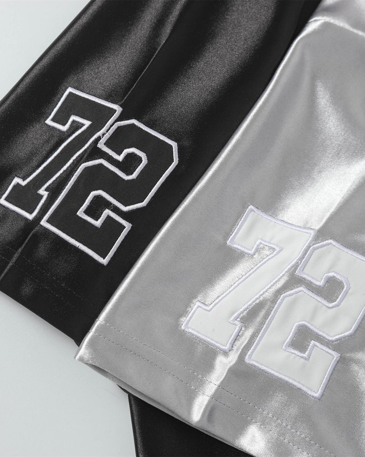 Spliced sports short sleeves