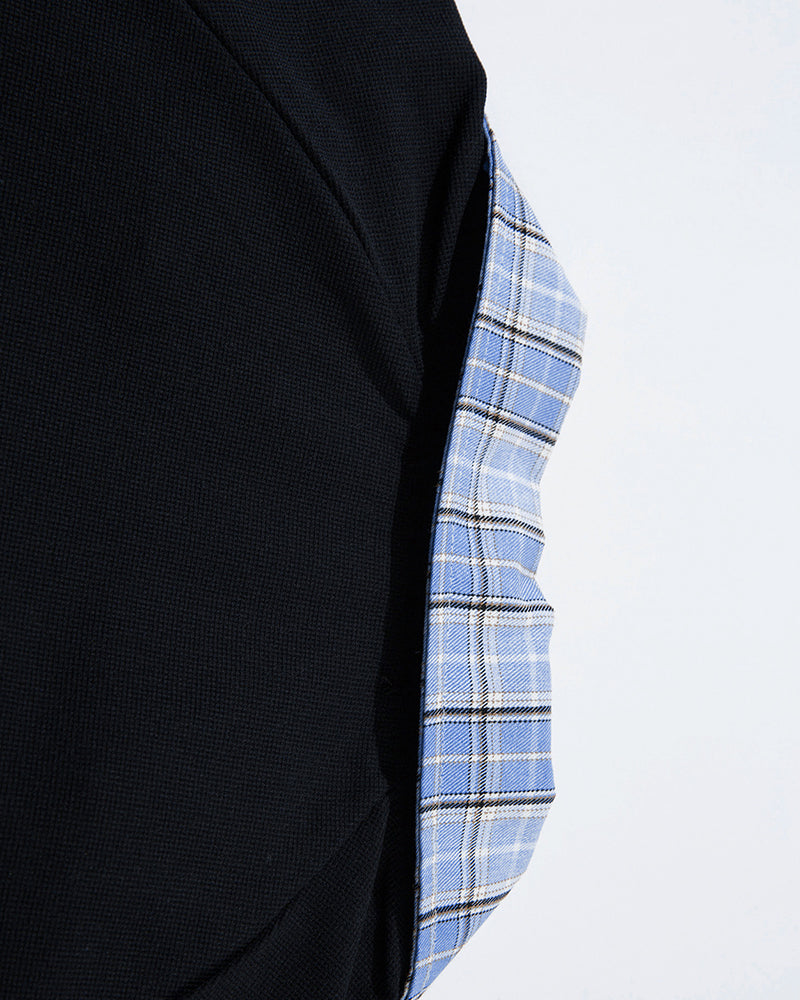 레트로 패치워크 반팔 (여성용)