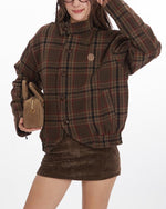 Retro casual cotton coat