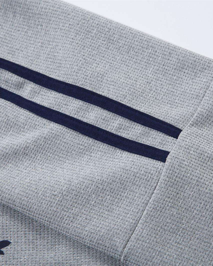 Contrast color lapel short sleeves