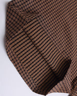 Panelled contrast plaid shorts