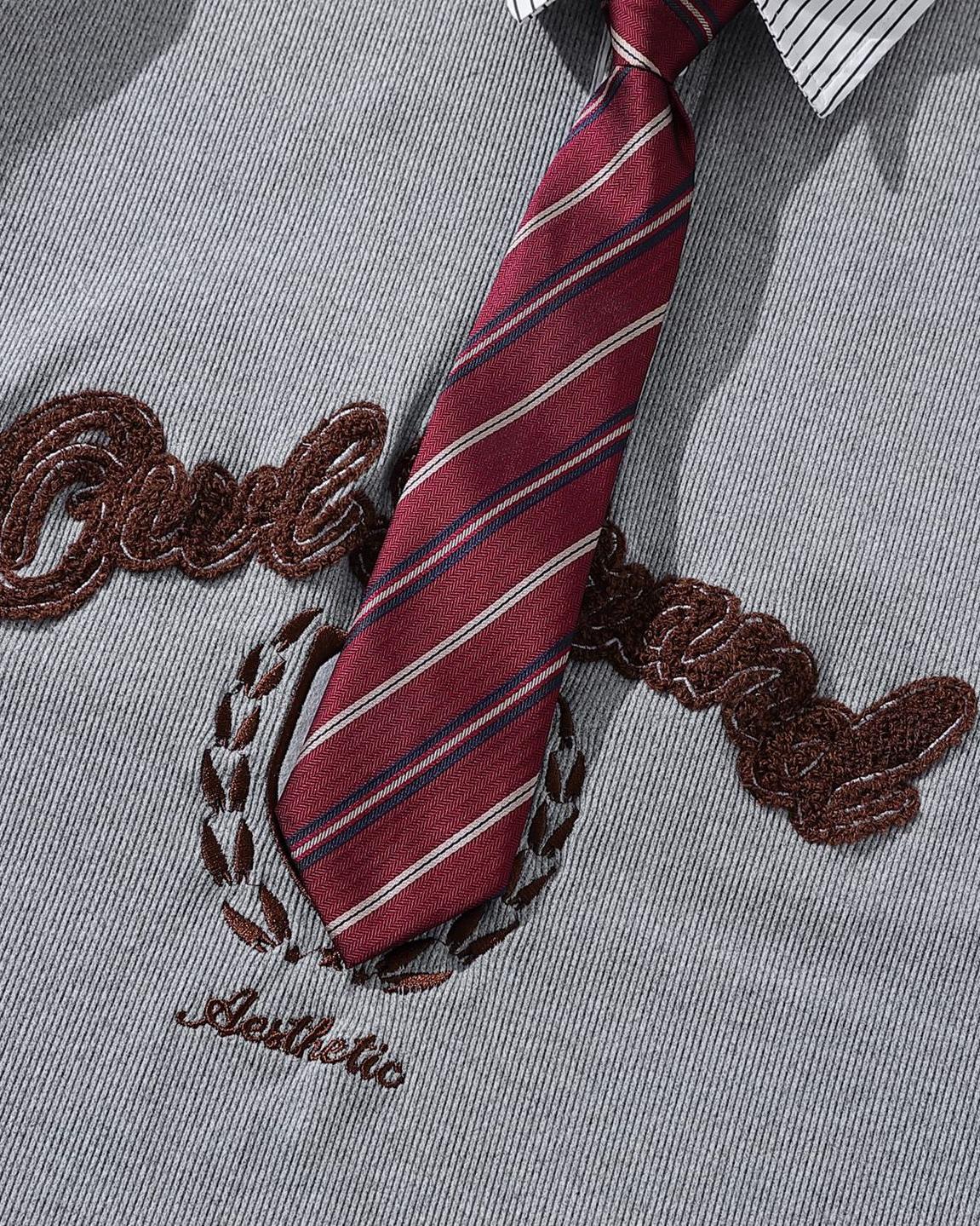 假兩件翻領短袖