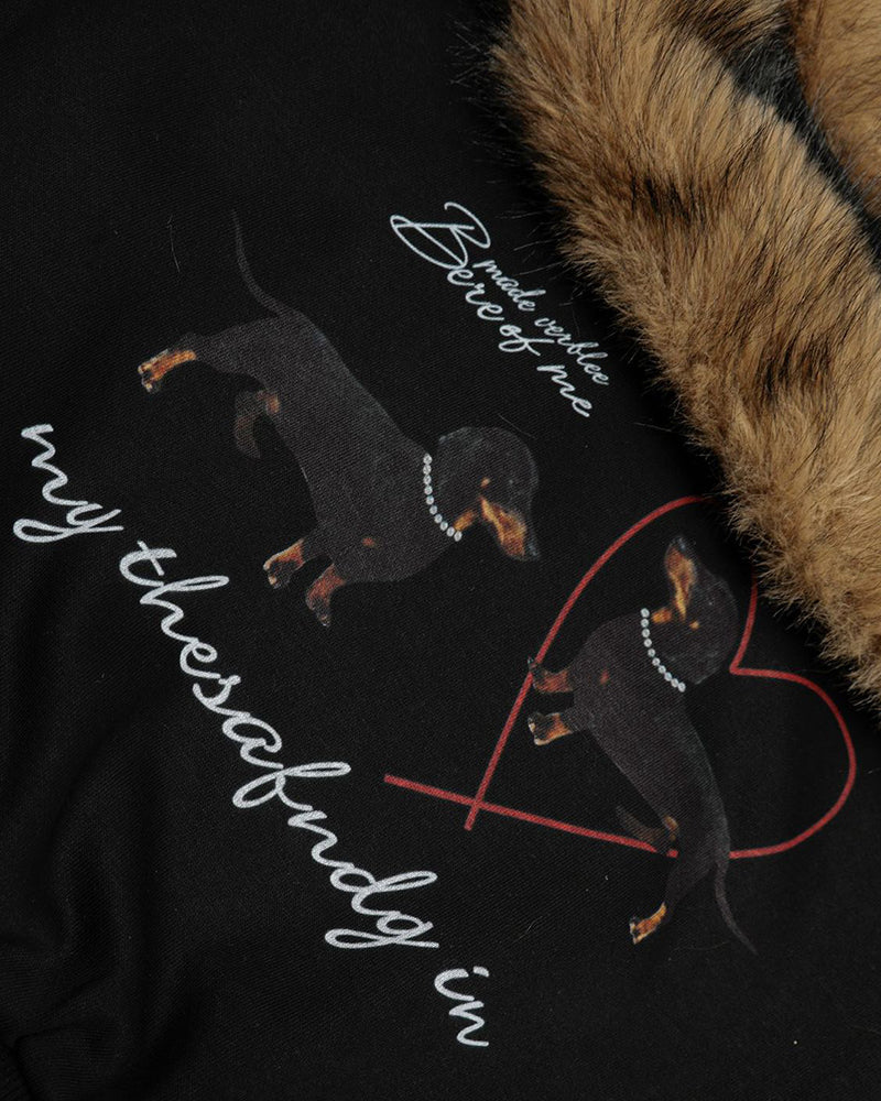 復古小狗衛衣(女款)