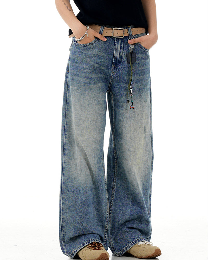 復古做舊牛仔褲