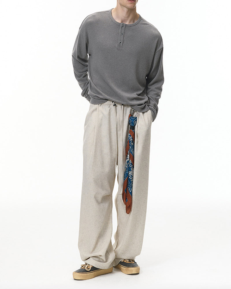 Simple and casual long-sleeved