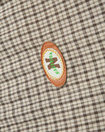 Vintage check short-sleeved shirt