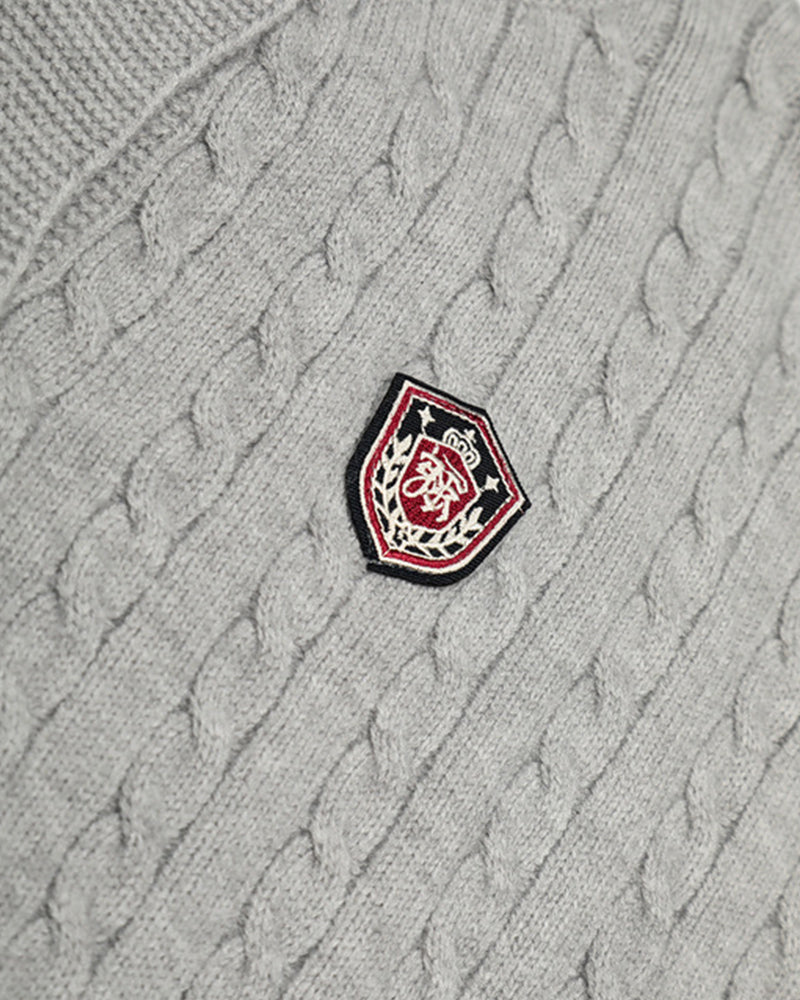 拼接假兩件毛衣