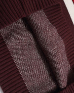 復古拼色針織衫