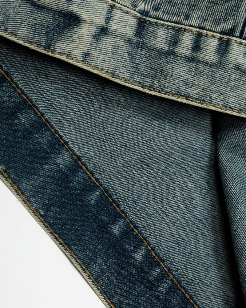 Retro simple denim jacket