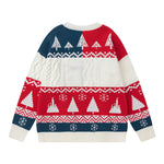 Retro couple loose sweater