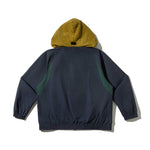 Color-blocked short jacket