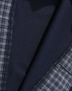 Retro fake two-piece long sleeves