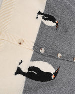 企鵝提花情侶外套