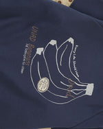 Hand-painted banana casual long-sleeved shirt