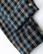 plaid loose long-sleeved shirt