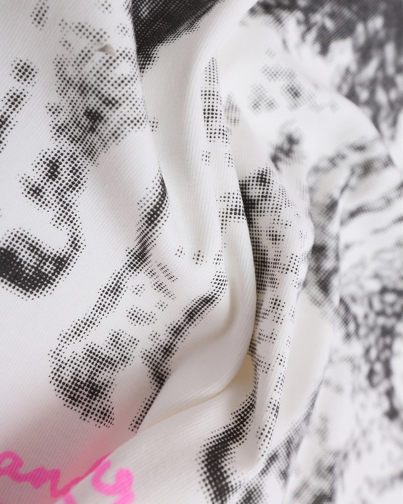 고양이 컬러블록 반팔