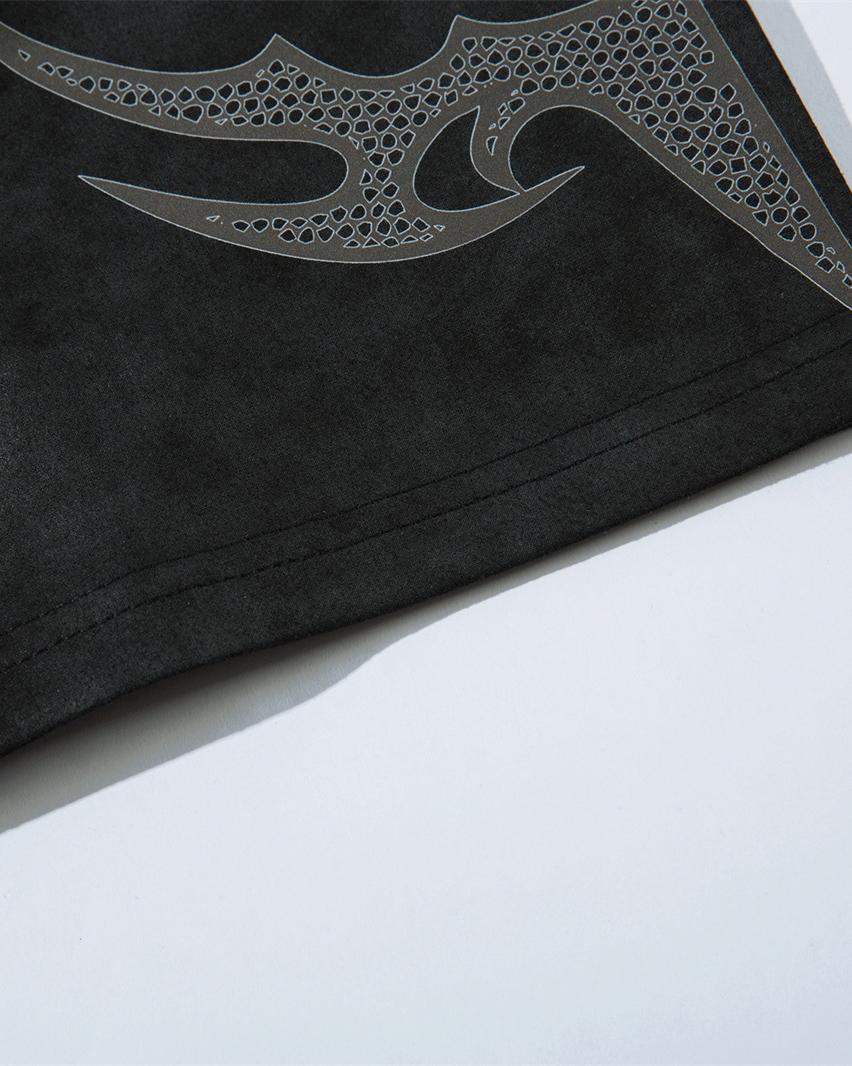 레트로 프린트 반소매