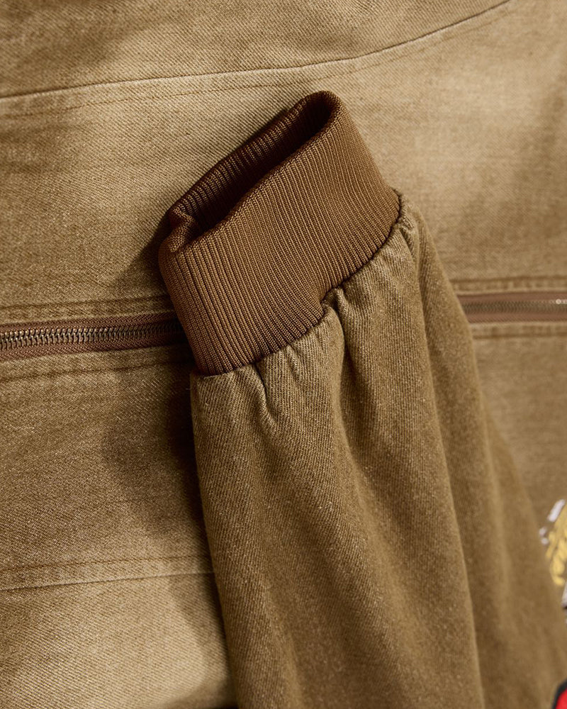 빈티지 자수 칼라 코트