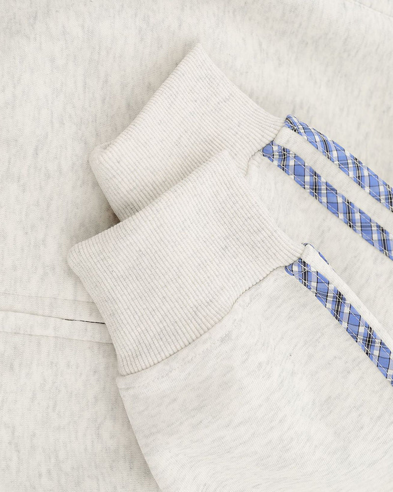 embroidered paneled lapel jacket