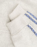 embroidered paneled lapel jacket