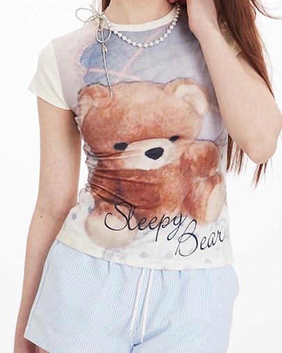 귀여운 곰 반팔