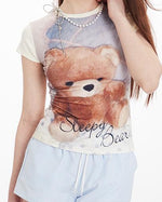 귀여운 곰 반팔