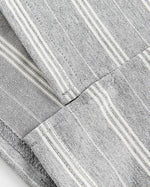 Retro letter lapel striped long sleeves