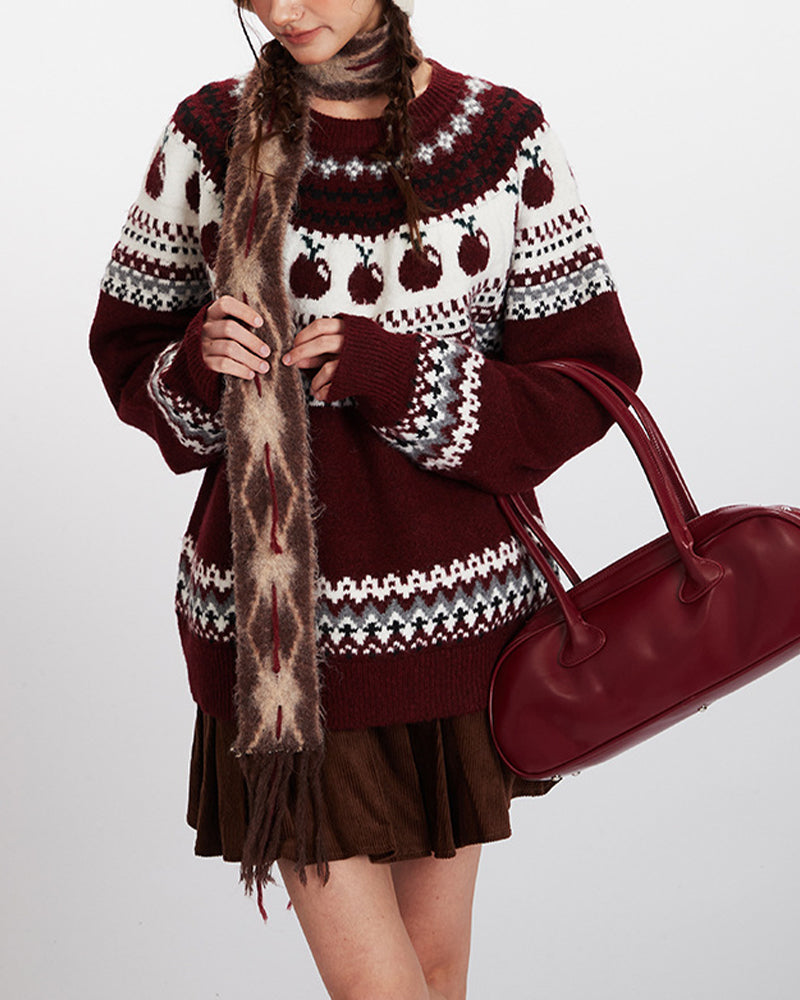 Retro Couple Knitwear