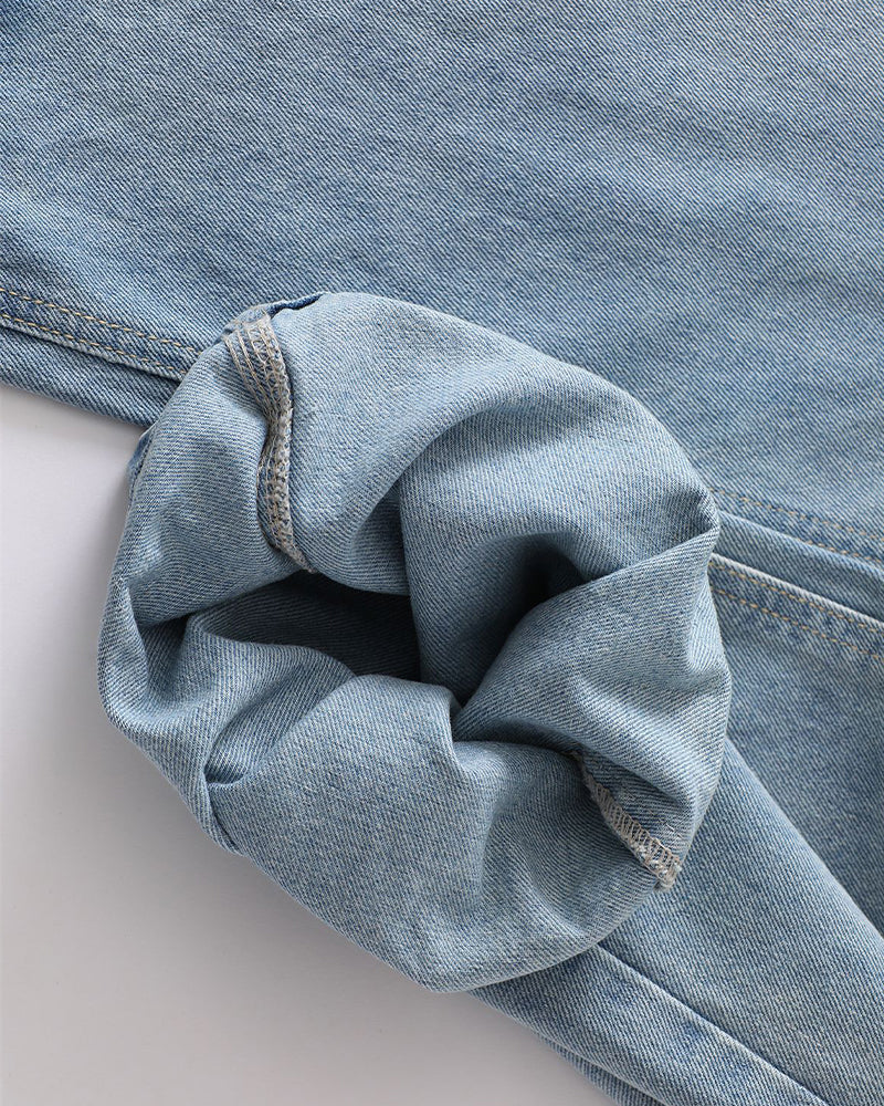 破洞休閑百搭牛仔褲