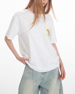 Embroidered casual short sleeves