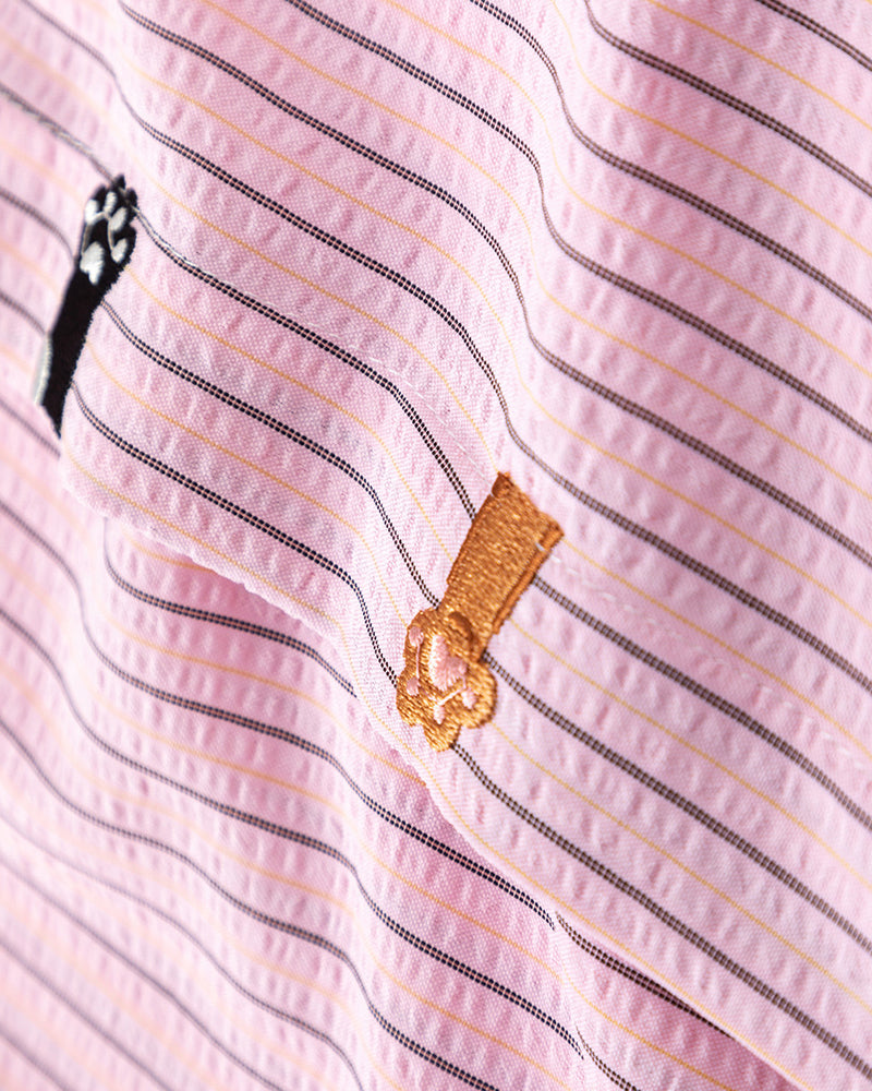 Retro plaid long-sleeved shirt