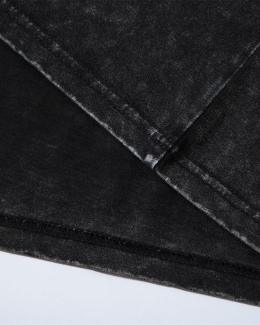 워시드 레터 반팔