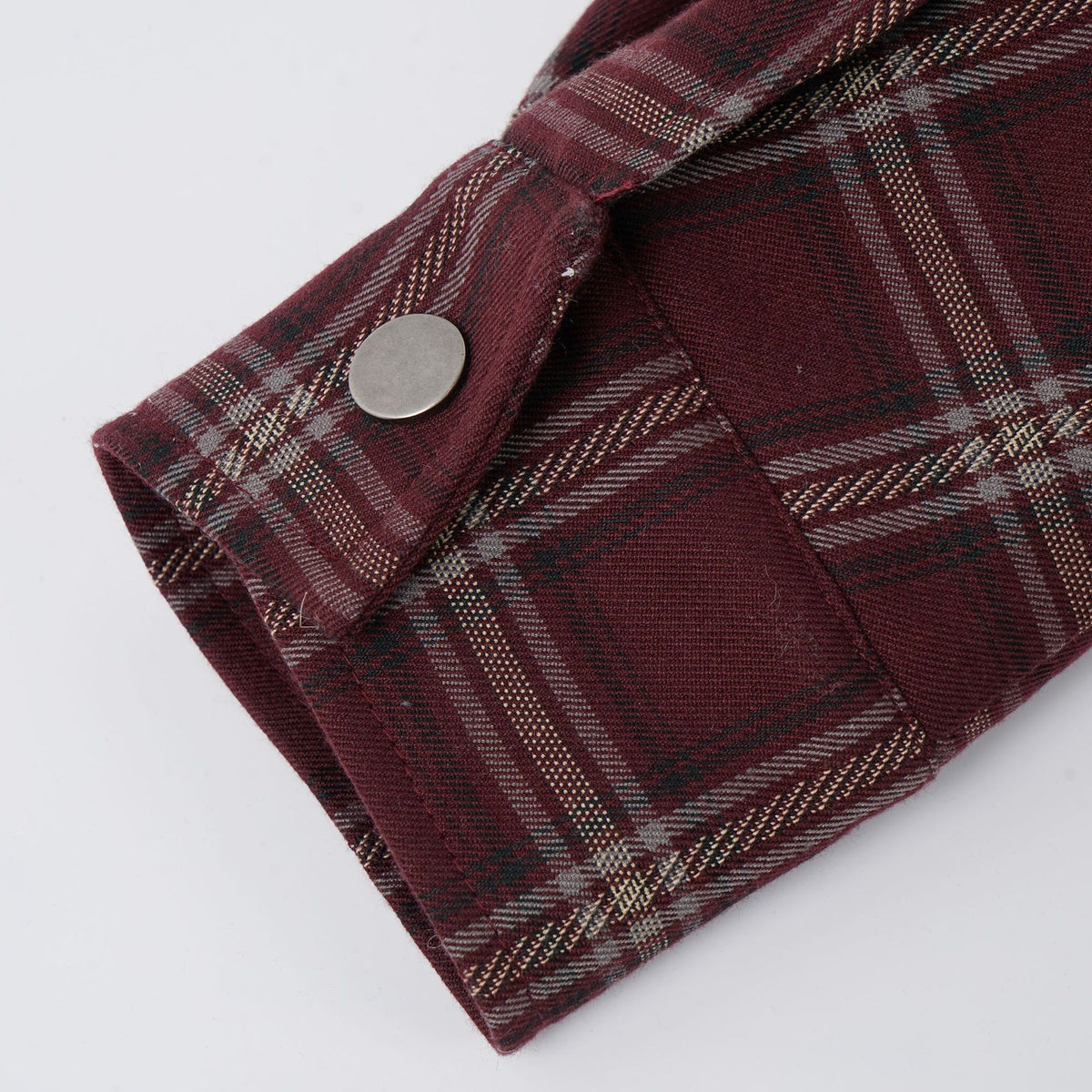 레트로 플레이드 코튼 재킷