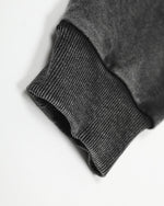 워시드 블랙 디스트레스드 커플 재킷