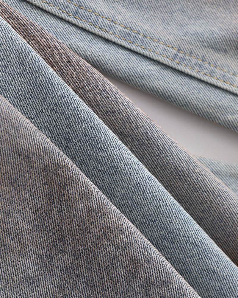 復古做舊牛仔褲