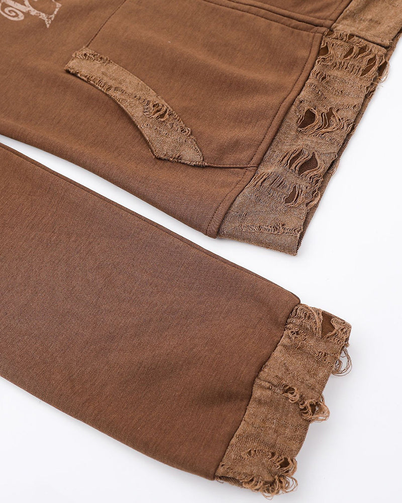 復古連帽衛衣外套(女款)