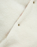 레트로 스타일 자수 레터링 두꺼운 조끼 (양면)