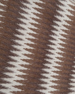 Contrast color panel sweater