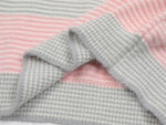 retro striped polo sweater