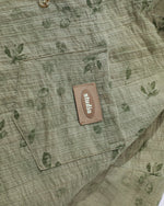 Floral short-sleeved shirt