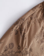 Floral Tie Long Sleeve Shirt