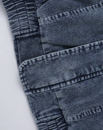 Washed distressed warm coat