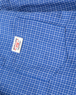 復古格子長袖襯衫