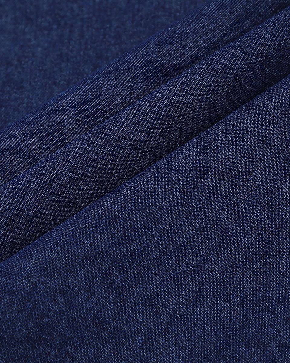 콘트라스트 패치 데님 반팔