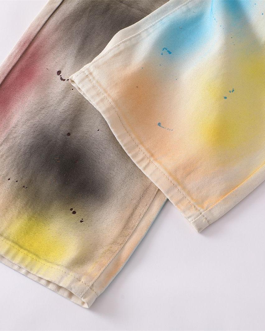 Color inkjet jeans
