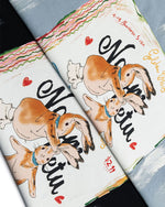 만화 토끼 반팔