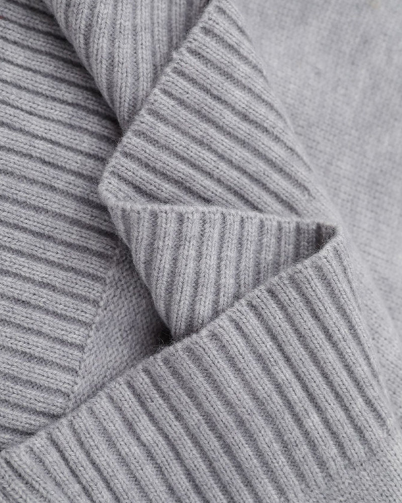 Contrast Butterfly Pullover Sweater