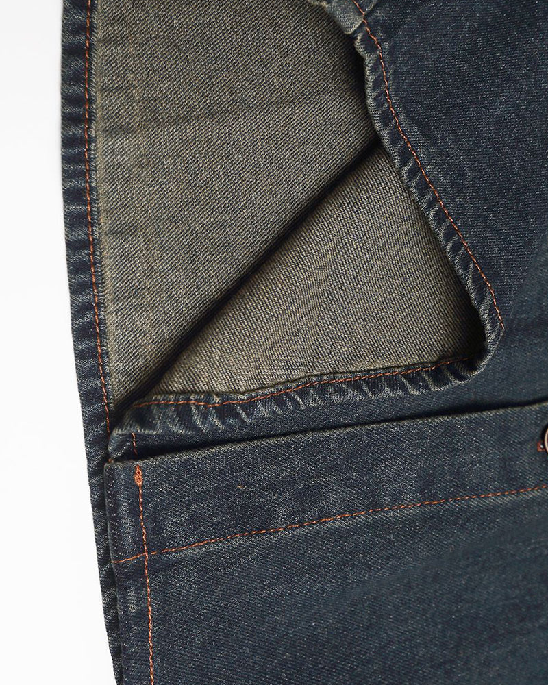 Washed colored denim shirt