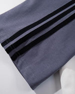 레트로 콘트라스트 프린트 반소매